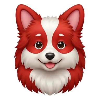 Dog check mark red sticker