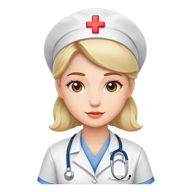 A cute nurse sticker