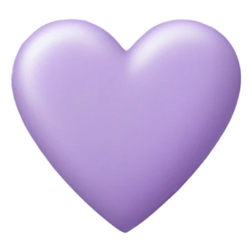 Lilac heart sticker
