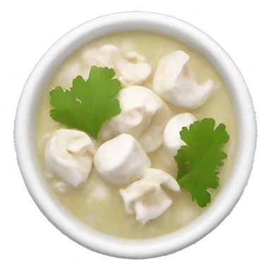 White pozole sticker