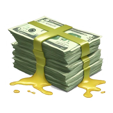 money pack melting sticker