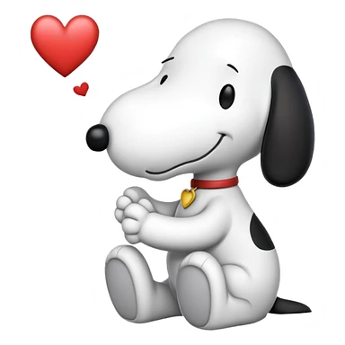 Snoopy enamorado sticker