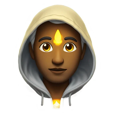 god wearing hoodie sticker