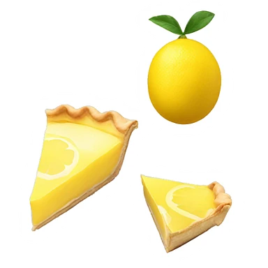 Lemon pie sticker