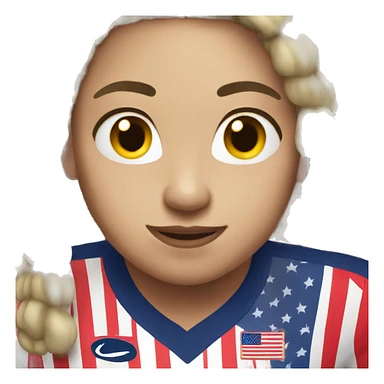 USA woman soccer sticker