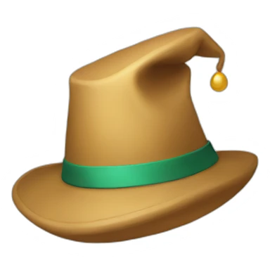 New Year's hat sticker