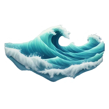 Ocean waves  sticker