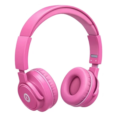 pink headphones sticker