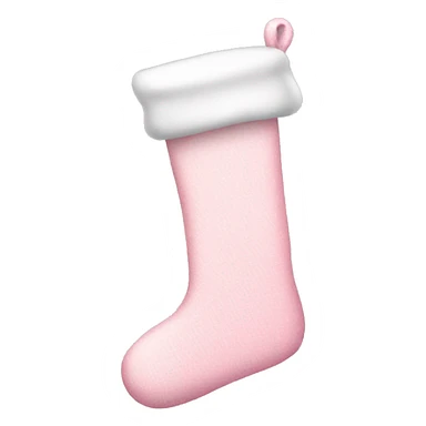 Light pink stocking sticker