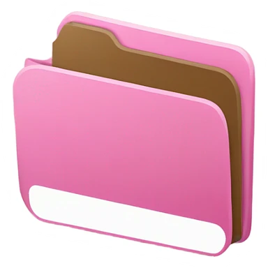 pink folder icon emoji sticker