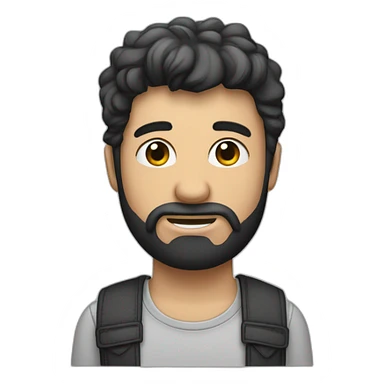 Dünner Mann mit kurzen schwarzen Haaren, einer Uhr und skinny Jeans  sticker