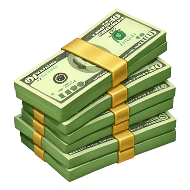 STACK OF MONEY sticker