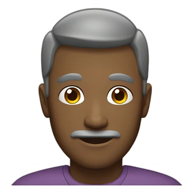 Un homme avec une tête carré sticker