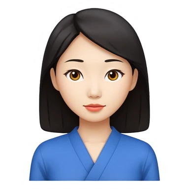 Asian women slim body sticker