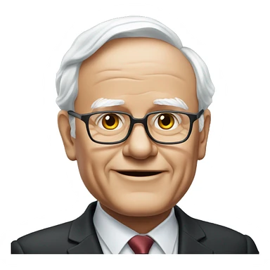 Man looks like warren buffet sticker