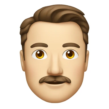 Elon Musk with mustache sticker