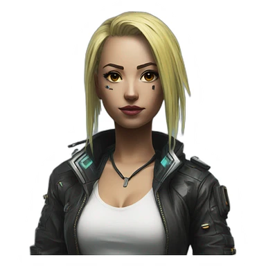 V (cyberpunk 2077) sticker