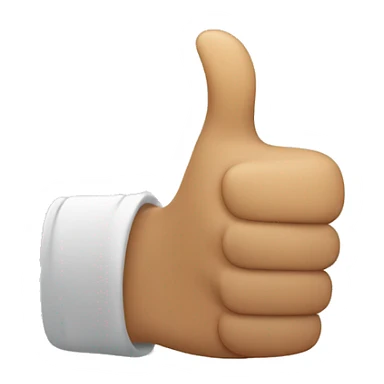 Thumbs up to back sticker