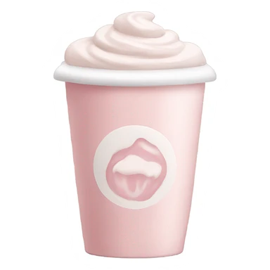 Light Pink latte classy sticker