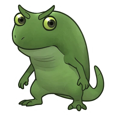 Colorful fantasy Fakémon-Creature (full body)  sticker