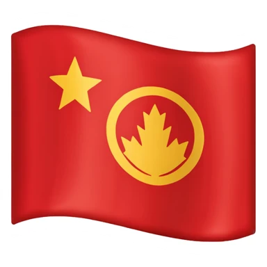 Crea un emoji de una bandera  sticker