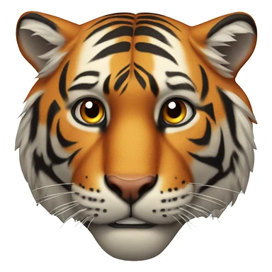 Tiger head  sticker