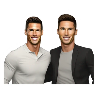 Cristiano ronaldo et messi sticker