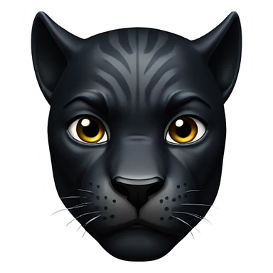 Black panthère sticker