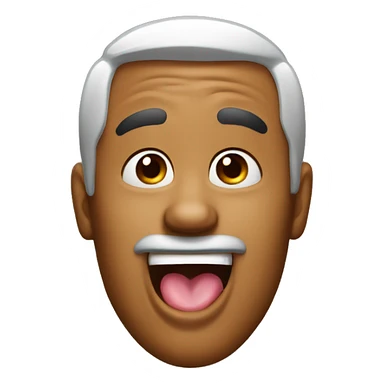 diddy with his tongue out  sticker