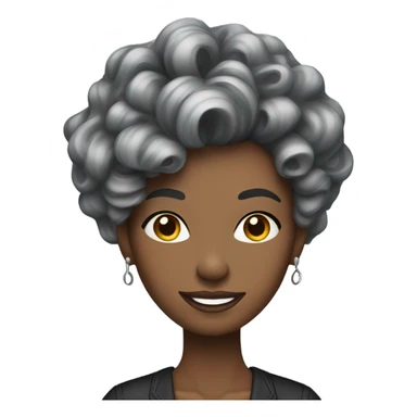 pretty hairdresser woman  sticker