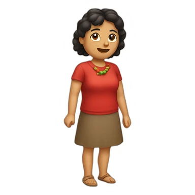 cacique siux y esposa, tomados de la mano sticker