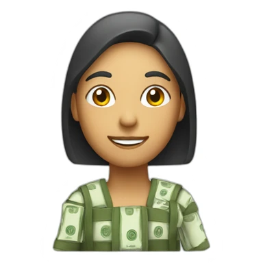 person with money  sticker