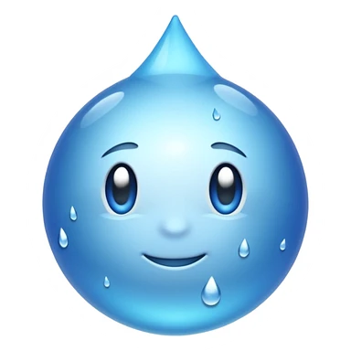 sweat droplets sticker