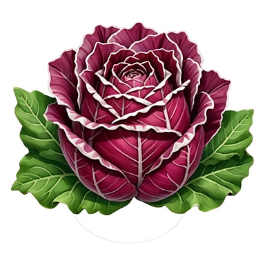 red radicchio  sticker