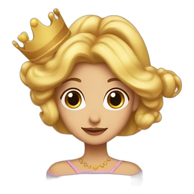 Princess pancake sticker
