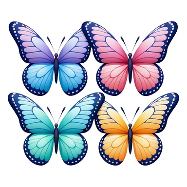 Butterflies  sticker