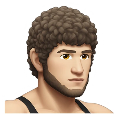 Ufc fighter khabib nurmagomedov sticker