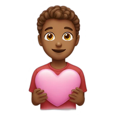 Heart boy  sticker