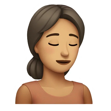 mujer durmiendo  sticker