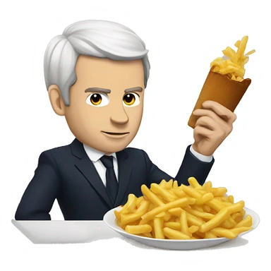 Macron contre Poutine  sticker