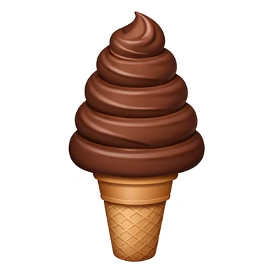 chocolate ice cream sticker