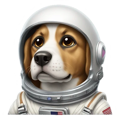 Perro astronauta  sticker