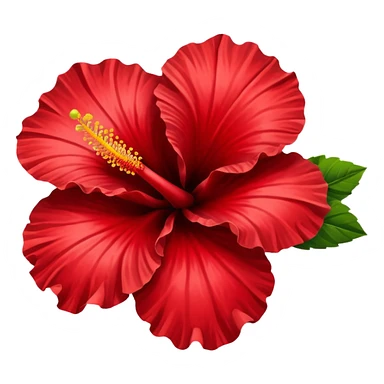 A hibiscus flower sticker