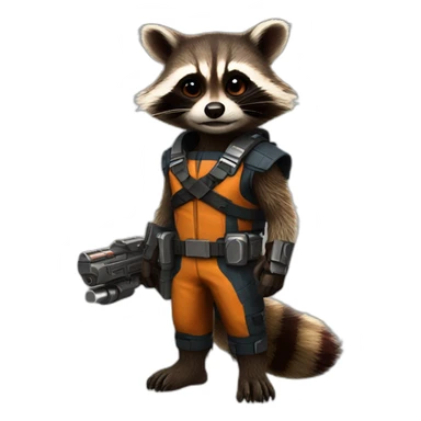 Rocket Raccoon sticker