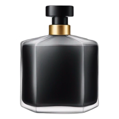 black parfum sticker
