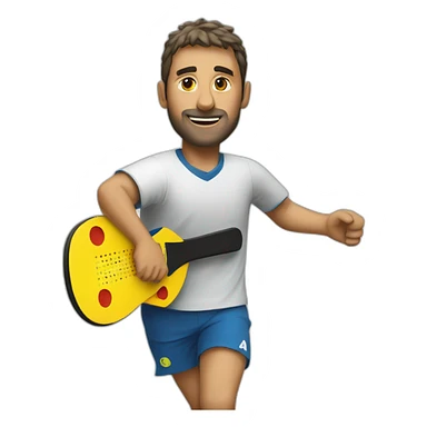 Padel-player sticker