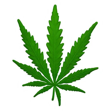 cannabis plant sticker