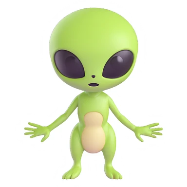 Shiko alien  sticker