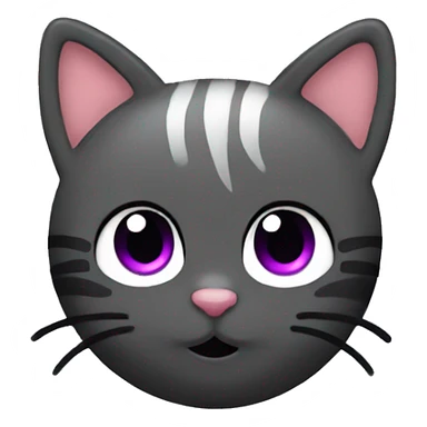 heart for cat ears sticker