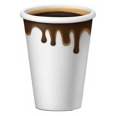 Coffee cup with boots sticker